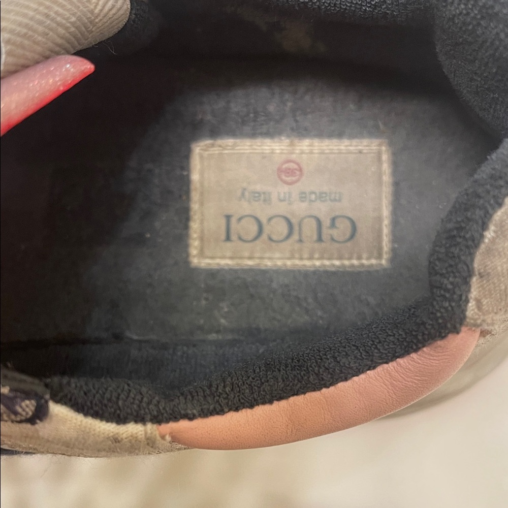 Gucci Sneakers - Pink, Blue, and Beige - Picture 2 of 5